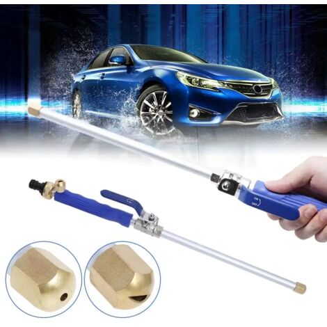 (Bleu) Pistolet à eau professionnel 2 en 1 personnalisable, machine de nettoyage haute pression (1/5)