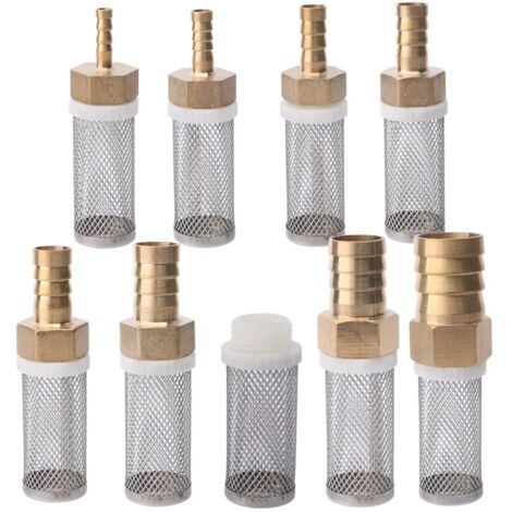 Filtre en maille d'acier inoxydable allongée (19 mm) pour tuyau d'arrosage, protection et filtration de l'eau. (1/5)