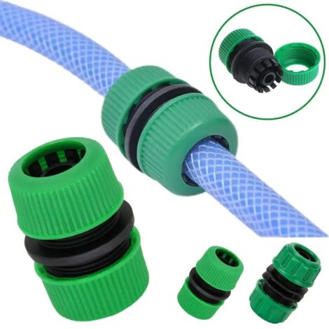 (B)1 kit de raccord rapide pour tuyau d'arrosage, accessoires d'irrigation, rallonge pour tuyau d'arrosage, système d'irrigation goutte à goutte de jardin (1/5)