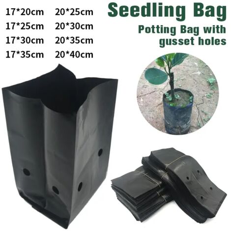 (20 pièces, 20 x 30 cm) Sacs de semis pour pépinière, sacs de culture pour plantes potagères, sacs de repiquage respirants (1/5)