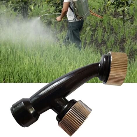 (2 trous) Buse de brumisation haute pression antirouille en forme d'éventail, tête d'arrosage ultra-large et économe en eau pour l'agriculture et le jardin. (1/5)