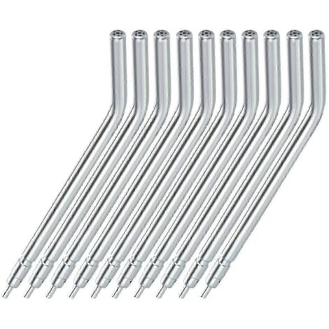 10pcs 3 Way Dental Air Water Syringe Spray Nozzles Tips Tube Stainless Steel Syringe Spray Nozzles Tips For Teeth Whitening (1/5)