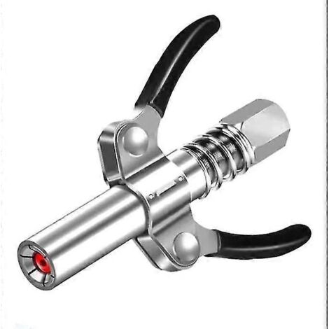 Pneumatic Grease Gun Nozzle Gear Type,grease Gun Nozzle Head Self-locking Locking Clamp Type High Pressure Stainless Steel Grease Nozzle Hand Gas Elec (1/5)