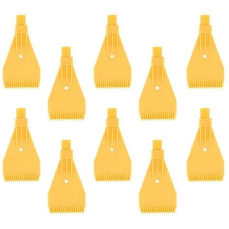 1/4" Thread Size Yellow Flat Wind Jet Air Blowing Nozzle Spray 1-hole - X10 The Best OneSpecial Gift (1/5)