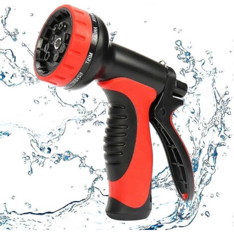Garden Hose Nozzle, Watering Gun, Multi-function Garden Spray Gun, Garden Hose Nozzle Nozzle Garden Hose Nozzle For Watering Plants Lawns Or Cleaning (1/5)