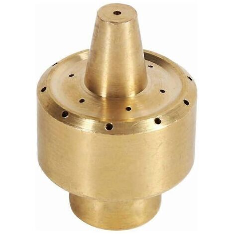 Brass Fountain Sprayer Nozzle Water Sprinkler Nozzle Pond Pump Accessory(1/4") (1/3)