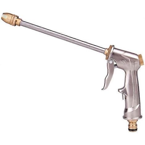 Garden Hose Nozzles Guns, Water Hose Pipe Spray Gun With Full Brass Nozzle, High (1/5)