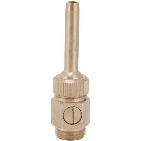 Male Thread Brass Fountain Nozzle Adjustable Direction Jet Water Spray Head with ValveG1/2 (1/5)