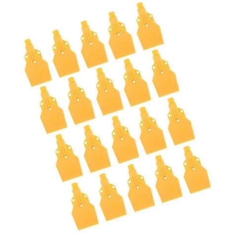 2024 20x Flat Wind Jet Air Blower Air Knife Nozzle Spray 3 Holes 1/4" Bspt Yellow (1/5)