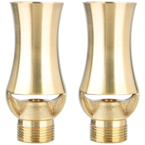 2 Pieces Garden Fountain Water Nozzle Cedar Shaped Sprinkler Spray Head Size (1/5)