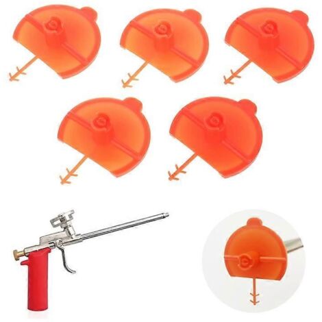 5PCS Spray Polyurethane Foam Gun Flat Fan Spray Nozzle Foam Expanding Spray Gun Foaming Jet Glue Gun Polyurethane Trigger Spray (1/5)
