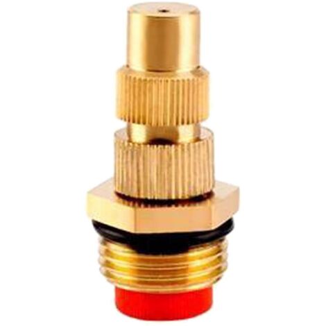 Brass Hose Nozzle 1/2 Adjustable Twist Hose Nozzle Heavy Duty Jet Sweeper Nozzle for Watering Agriculture Plant Cleaning (1/5)