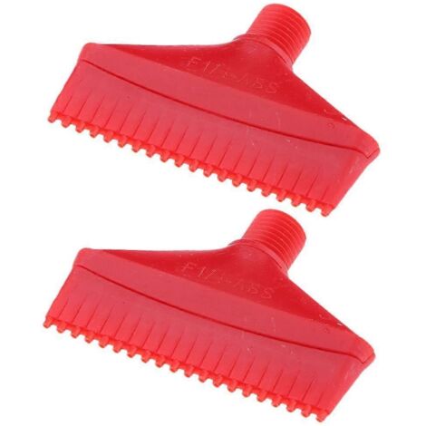 1/4" Thread Size, Flat Wind Jet Air Blowing Nozzle Spray Red 70mm X2 (1/5)