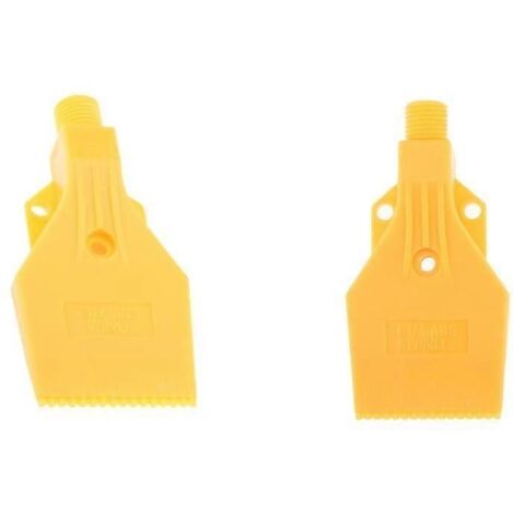 1/4" Thread Size, Flat Wind Jet Air Blowing Nozzle Spray 46mm 2pcs (1/5)
