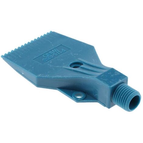 20x 1/4'' Thread Size, Flat Wind Jet Air Blowing Nozzle Spray - 3 Holes Blue (1/5)