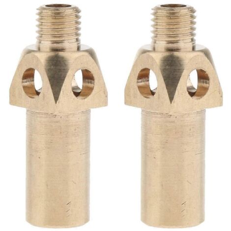 2 Pcs Premium Brass Propane Natural Gas Jet Tips For 10 & 20 & 32 Tip Jet (1/4)