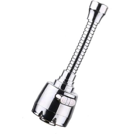 Kitchen Faucet Splash Head Booster Flower Splash Stainless Steel Extension Hose Water Saving Nozzle (1/4)