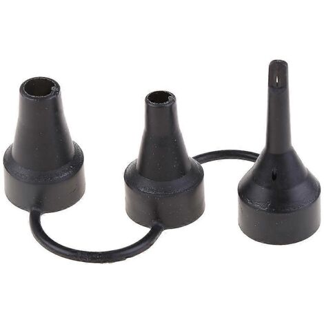 Black Durable Plastic Nozzle Head Smart Air Beds Replacement Nozzle Connector (1/5)