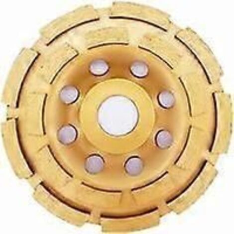 Diamond Cup Wheel 115 x 22.2 mm - Diamond Cup Wheel for Concrete, Granite, Stone, Marble, Stone, Masonry, Brick, Roughcast, Waxed Concrete (1/5)