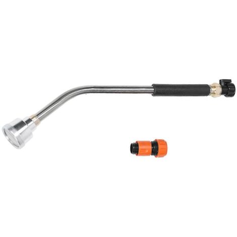 Garden Hose Watering Wand Long Hose Nozzle Watering Sprayer Wand for Plants and Lawn 60cm / 23.6in 200 Mesh 3/4 In Interface (1/4)