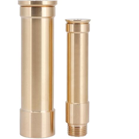 Double Layer Trumpet Type Brass Fountain Nozzles Pool Pond Spray Head for Garden Landscape1in DN25 (1/5)