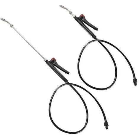 Stainless Steel Spray Watering Rod with Hose and Adaptable Spray Settings (1/5)
