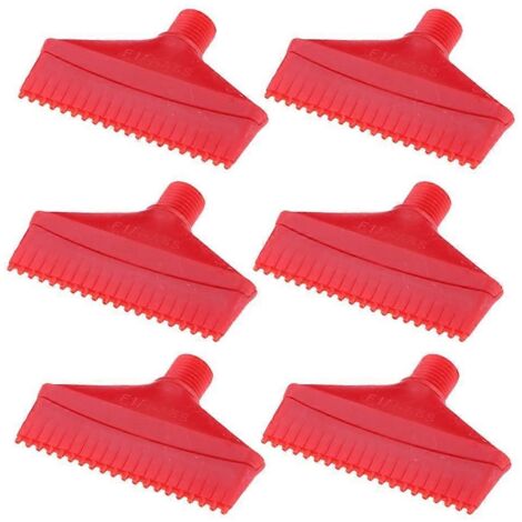1/4" Thread Size, Flat Wind Jet Air Blowing Nozzle Spray Red 70mm X6 (1/5)