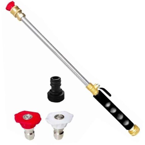 High Pressure Nozzle Power Washer Spray Wand Lance Nozzle and Hose Kit (1/5)