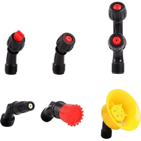 Sprayer Nozzle Tips,6 Piece Multifunctional Spray Combination,Adjustable (1/5)