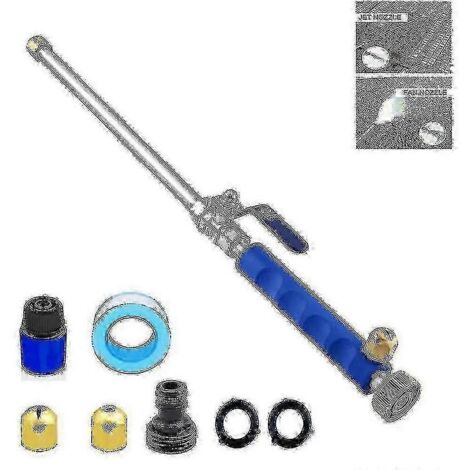 2-in-1 Garden Hose Pressure Washer Wand with Dual Nozzles (1/5)