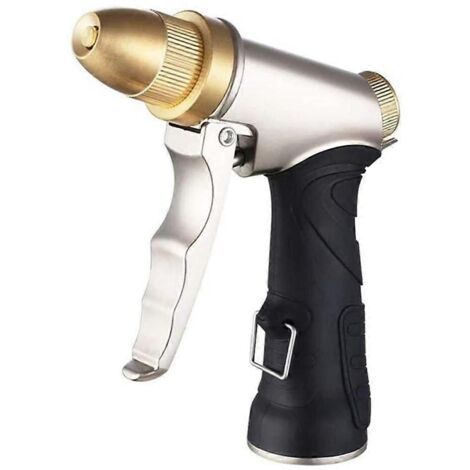 Garden Hose Nozzle Pressure Jet Heavy Duty Spray Gun for Car Wash and Outdoor Cleaning (1/5)