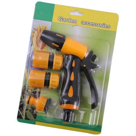 4 Pcs Car Wash Guns Portable Water Guns with 3 Nozzles Adjustable Cleaning Car Wash Machine Multicolor (1/3)