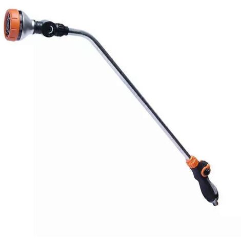 8-function Garden Sprinkler Water Gun compatible with Watering Vegetables Thumb Push Garden Long Rod Watering Nozzle (1/5)