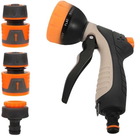 Car Wash Hose Nozzle Watering Spray Nozzle for 1Set of Garden Use (1/5)