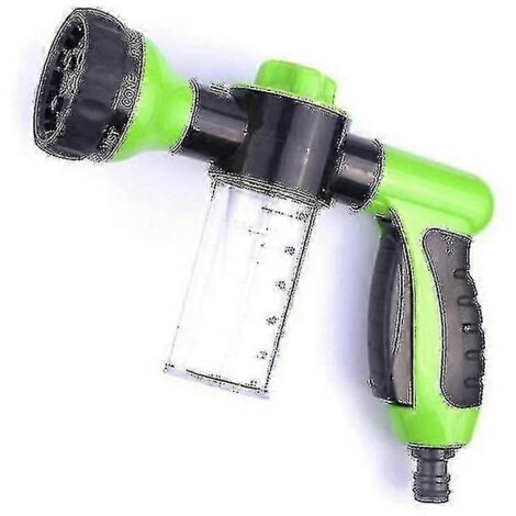 Washing Tool 8 In 1 Jet Spray Gun Soap Dispenser Garden Watering Hose (1/4)