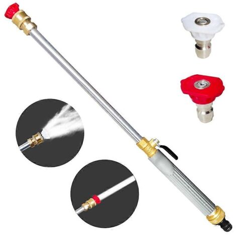 Jet Nozzle Power Washer for Garden Hose, Includes 2 High-Pressure Nozzles and Quick Connectors High Pressure Washer A (1/5)