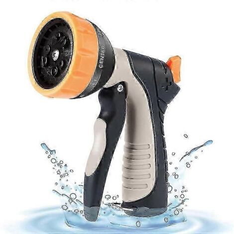 Garden Watering Gun, Watering Gun with 9 Spray Modes, Hand Held High Pressure Watering Gun,zxl (1/5)