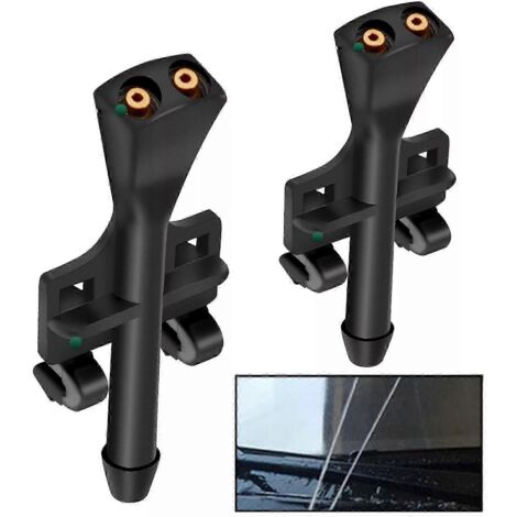 X2 For Vauxhall Meriva A 1451243 93387764 Front Wiper Washer Jet Nozzle Spray 25-26 (1/4)