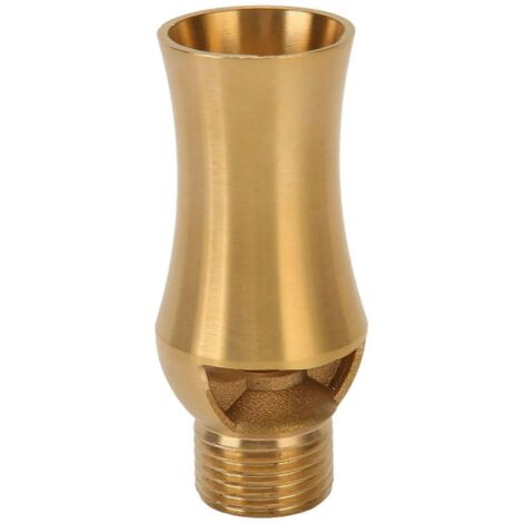 Pond Sprinkler Water Fountain Nozzle Copper Ice Tower Cascade Cedar Spray Head for Garden Pond G1/2in Male Thread 7.1cm (1/5)