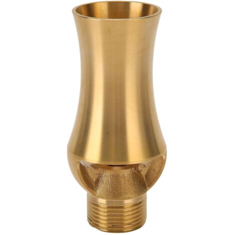 Pond Sprinkler Water Fountain Nozzle Copper Ice Tower Cascade Cedar Spray Head for Garden Pond G1/2 G3/4 Universal 9.5cm (1/4)