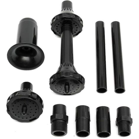 9Pcs Small Nozzle Kit Water Nozzle Heads for Pond Submersible Pump Pool (1/5)