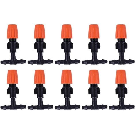 10pcs Drip Irrigation Spray Nozzles, Sprinkler Atomizers, Micro Drip Irrigation Kits (1/5)