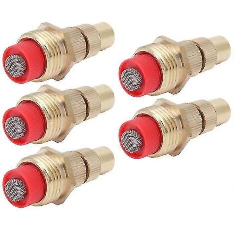 Garden Pond Nozzle Column Brass Garden Pond Fountain Water Nozzle Sprinkler Spray Head (1/2)