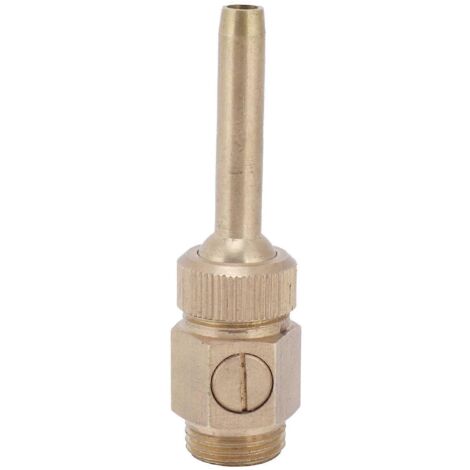 Male Thread Brass Fountain Nozzle Adjustable Direction Jet Water Spray Head with ValveG1 DN25YMJJ (1/5)