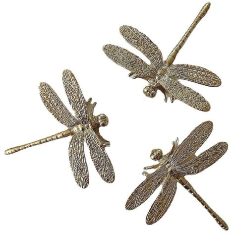 Lot De 2 Poignées Libellule Vintage Pour Tiroir – Cuisine, Placard – Alliage