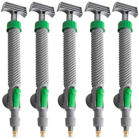Spray Nozzle Ergonomic Handle Thick PP Material Anti-Clogging Filter Home Cleaning 5Pack (1/4)