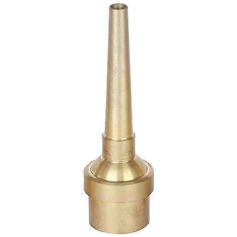 5pcs 1/2 Inch Brass Fountain Nozzle Adjustable Valve Control Jet Straight Fountain Nozzles (1/4)