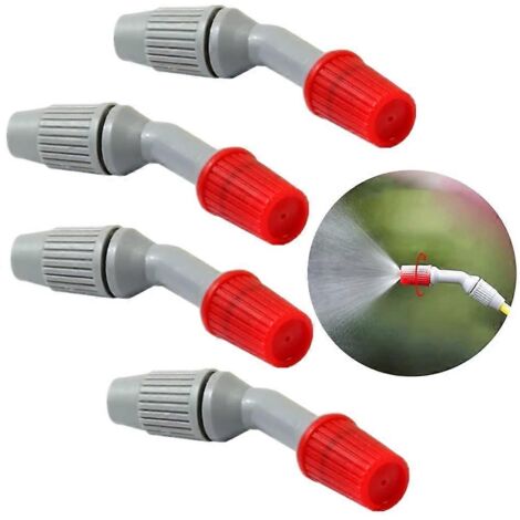 4 Pack Nozzles Durable Cone Weed Killer Spare Sprayer Replacement Fan Nozzles for Watering and Cleaning (1/5)