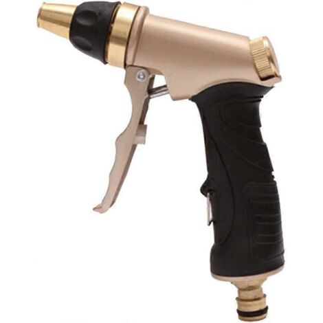 High Pressure Watering Gun with Adjustable Brass Nozzle for Car Washing, Garden Irrigation, Plant Watering (1/5)