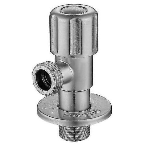 304 Stainless Steel Water Heater Angle Valve Thickening Angle Valve Water Stop Valve Dn15 4pcs Copper Core (1/2)